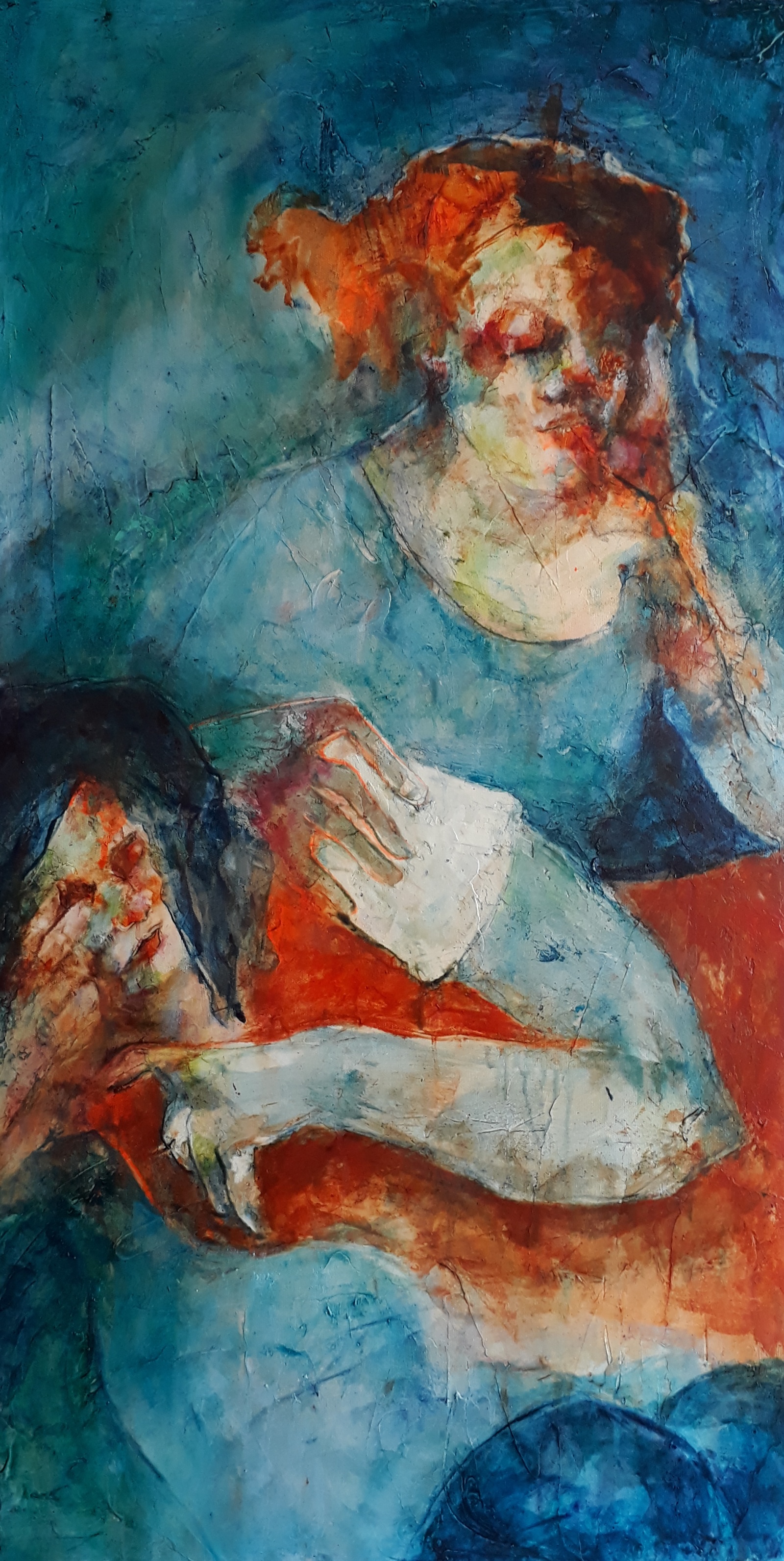 copines - confidences intimes - 50x96 -