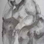 Nu d'été 5 - 49x68 - graphite sur papier