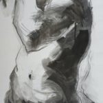 Nus d'été 4 - graphite sur papier 2025 _ 48x69