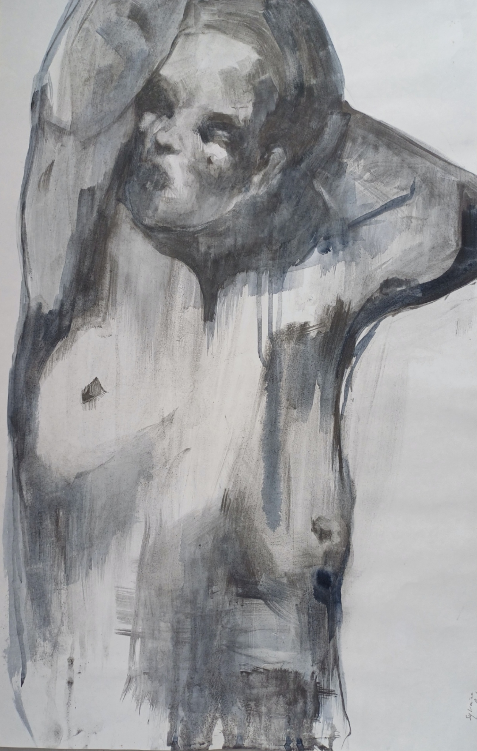 Nus d'été - 48x75 graphite sur papier jpg